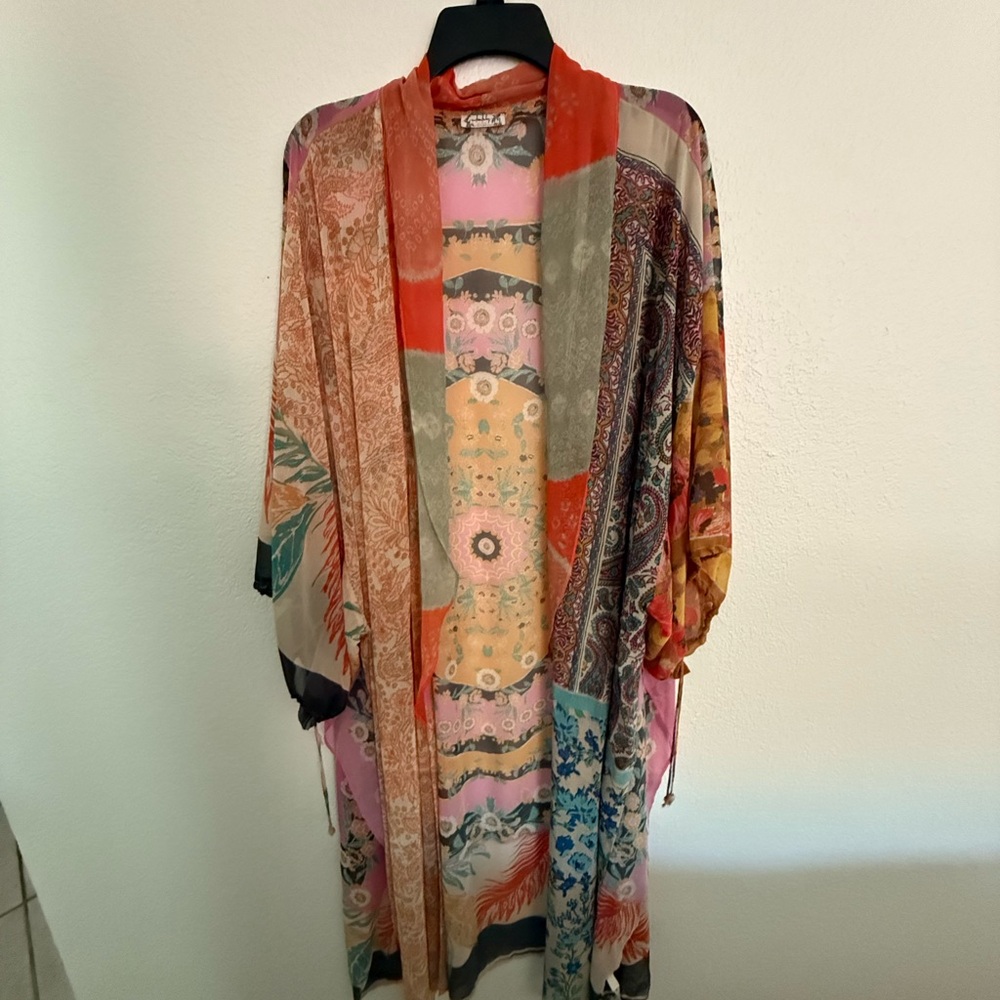 Free People Floral Multicolor Kimono